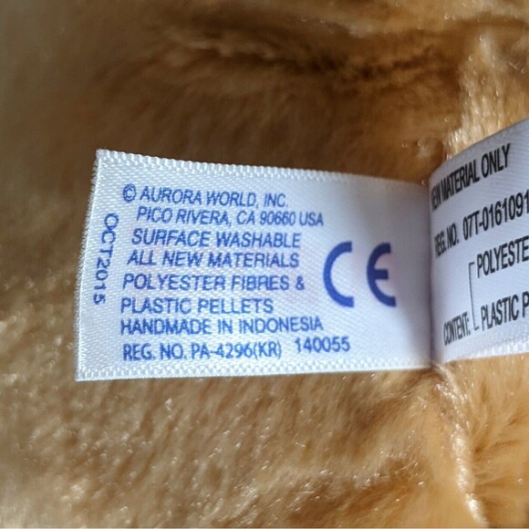 Aurora Lion Plush Flopsie Leonardus 16" Stuffed Animal Toy Realistic Jungle King - Picture 11 of 13